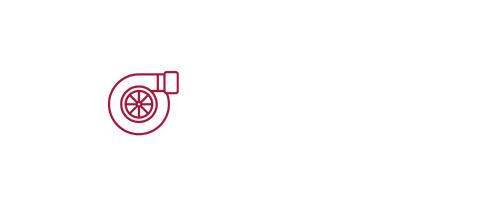 Logo von BoostAgent mit stilisiertem, roten Turbolader-Symbol